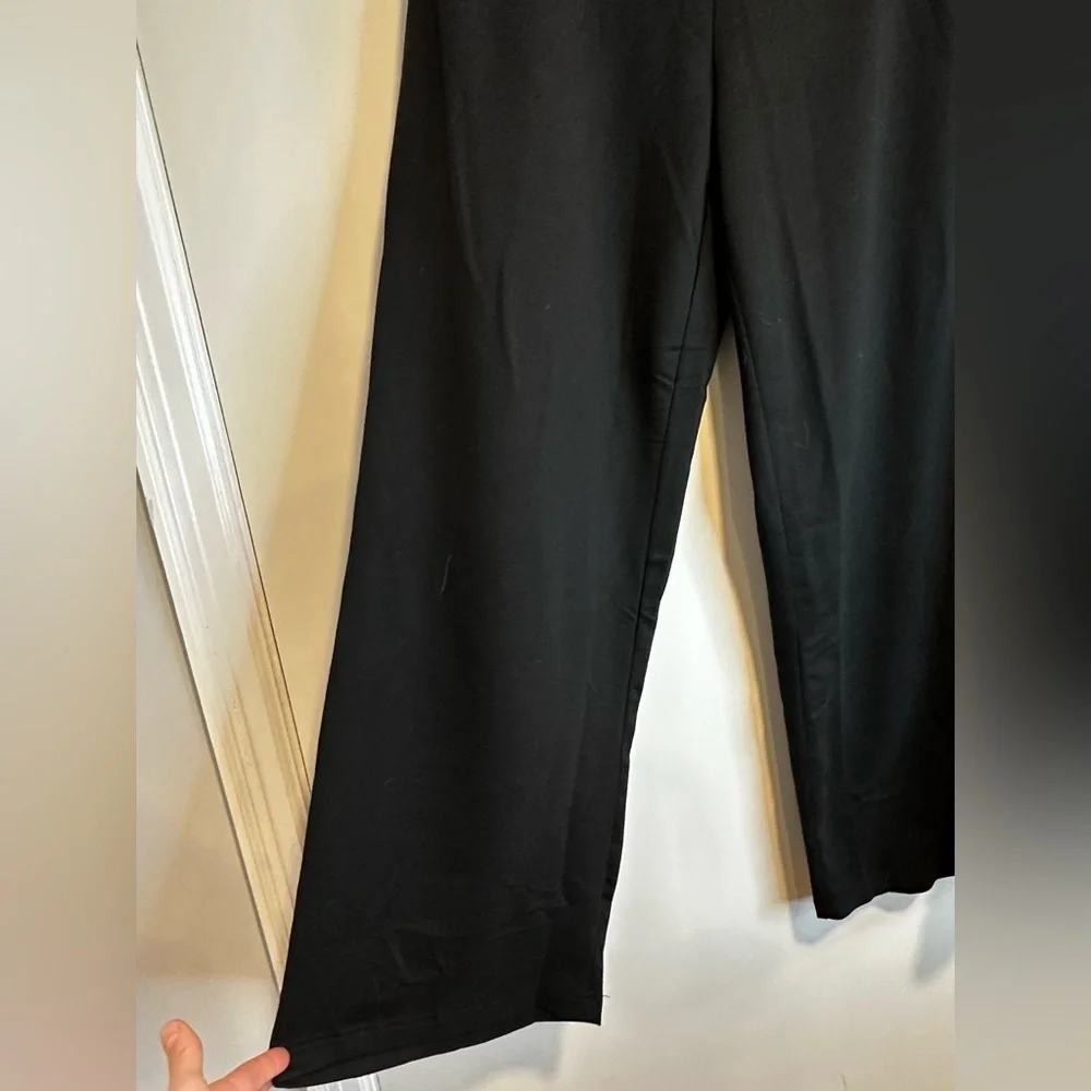 NWT Women’s Pinspark Black Wide Leg Lounge Pants XL. Soft. Flowy. Pockets.